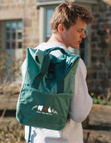 Save The Arctic Embroidered Fold-Top Backpack