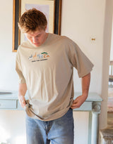 Save The Savanna Embroidered Unisex Oversized Tee