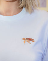 Sea Turtle Embroidered Unisex Hoodie
