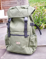 Sheep Embroidered Recycled Rucksack