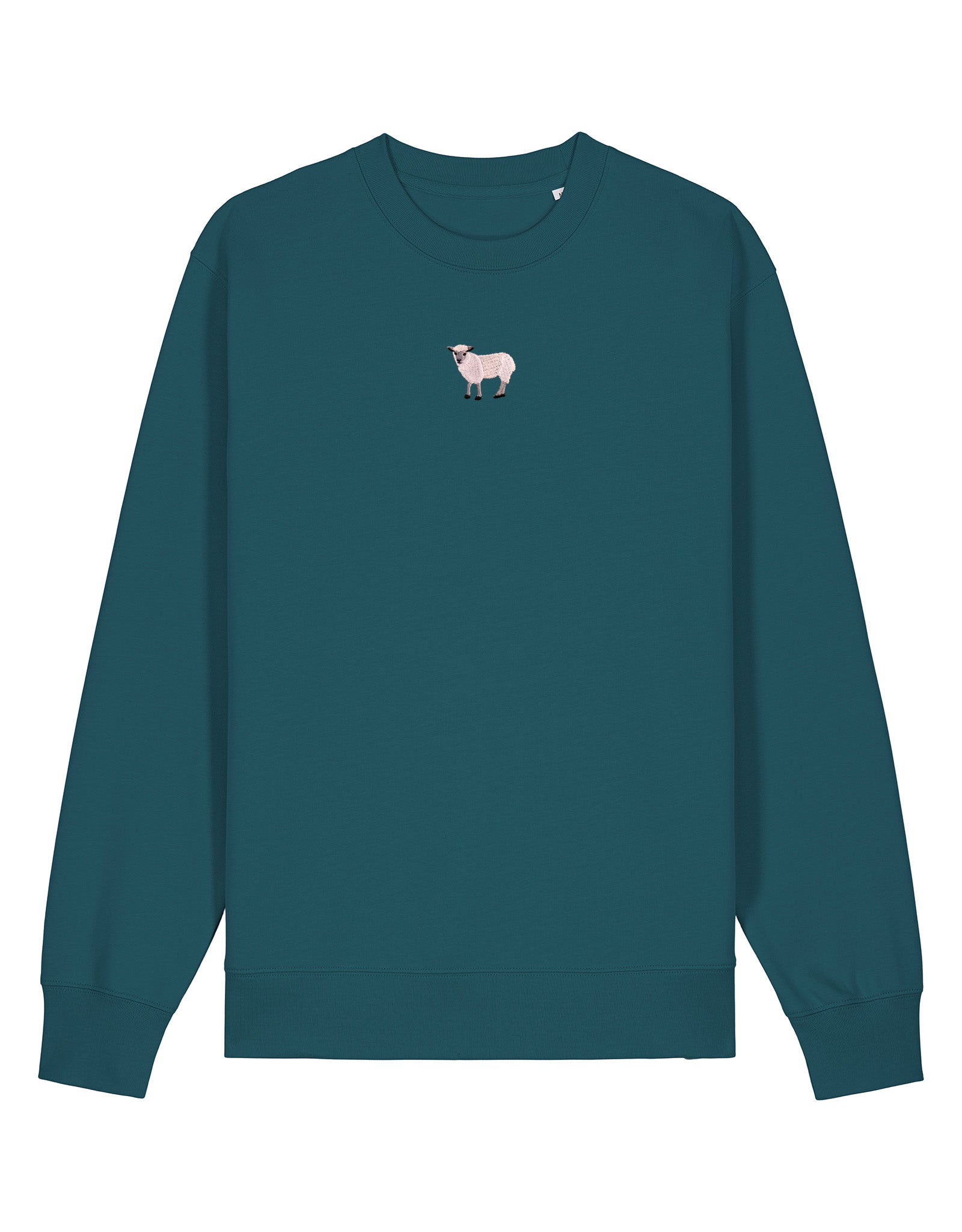Sheep Embroidered Unisex Sweatshirt