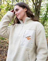 Sloth 1/4 Zip Recycled Polyester Fleece
