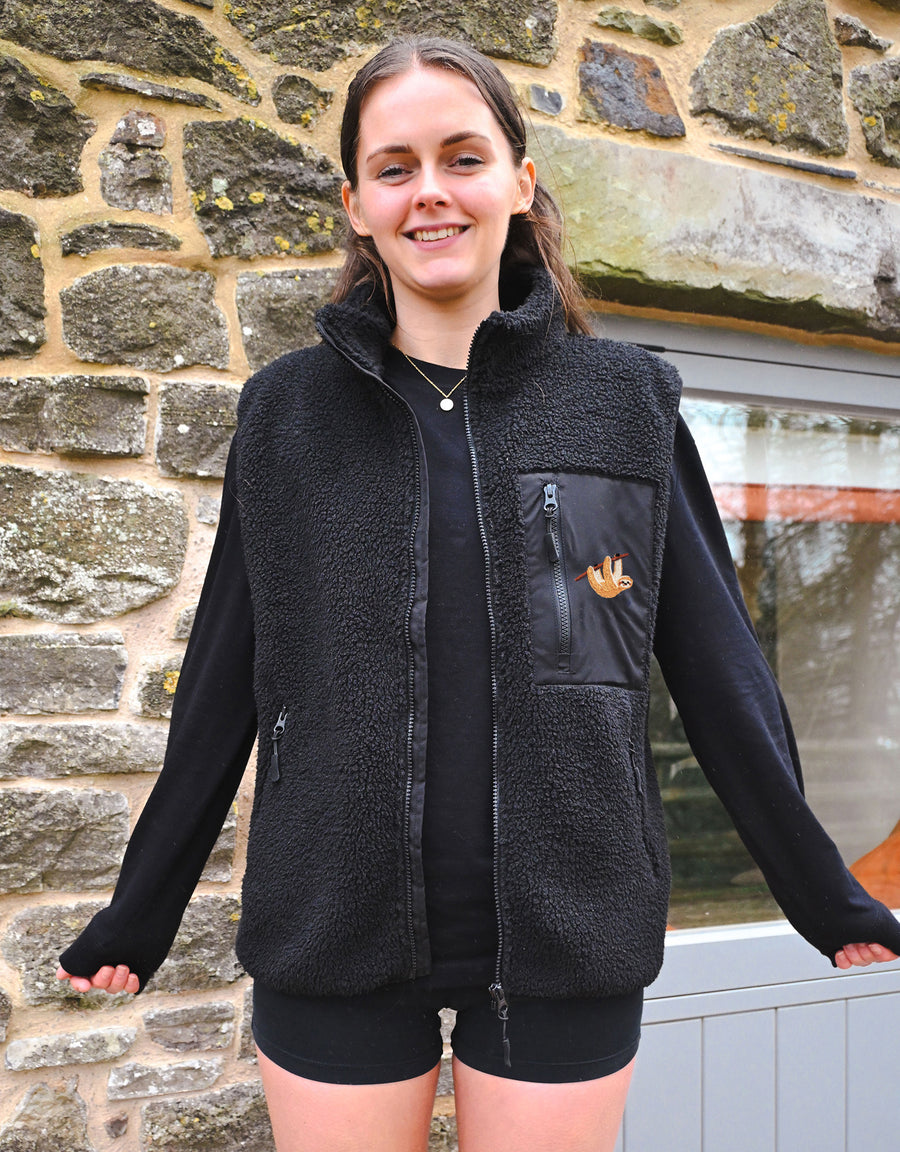 Sloth Recycled Polyester Fleece Gilet