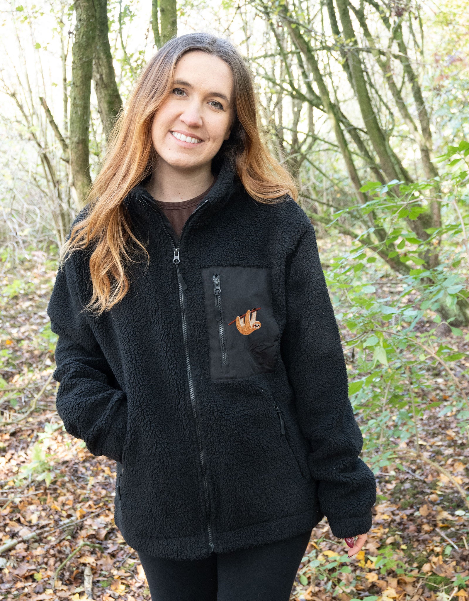 Sloth Full Zip Recycled Polyester Fleece