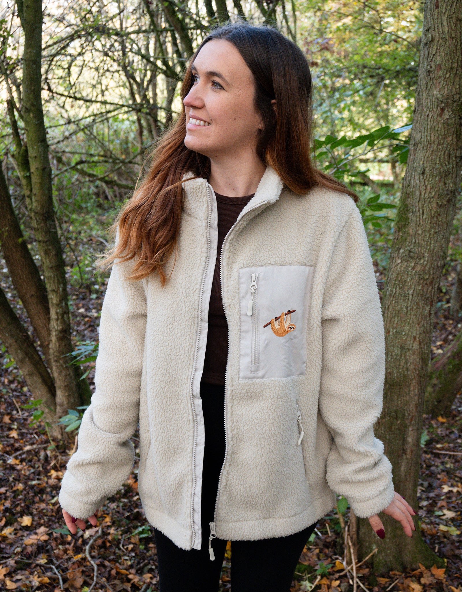 Sloth Full Zip Recycled Polyester Fleece – Big Wild Thought