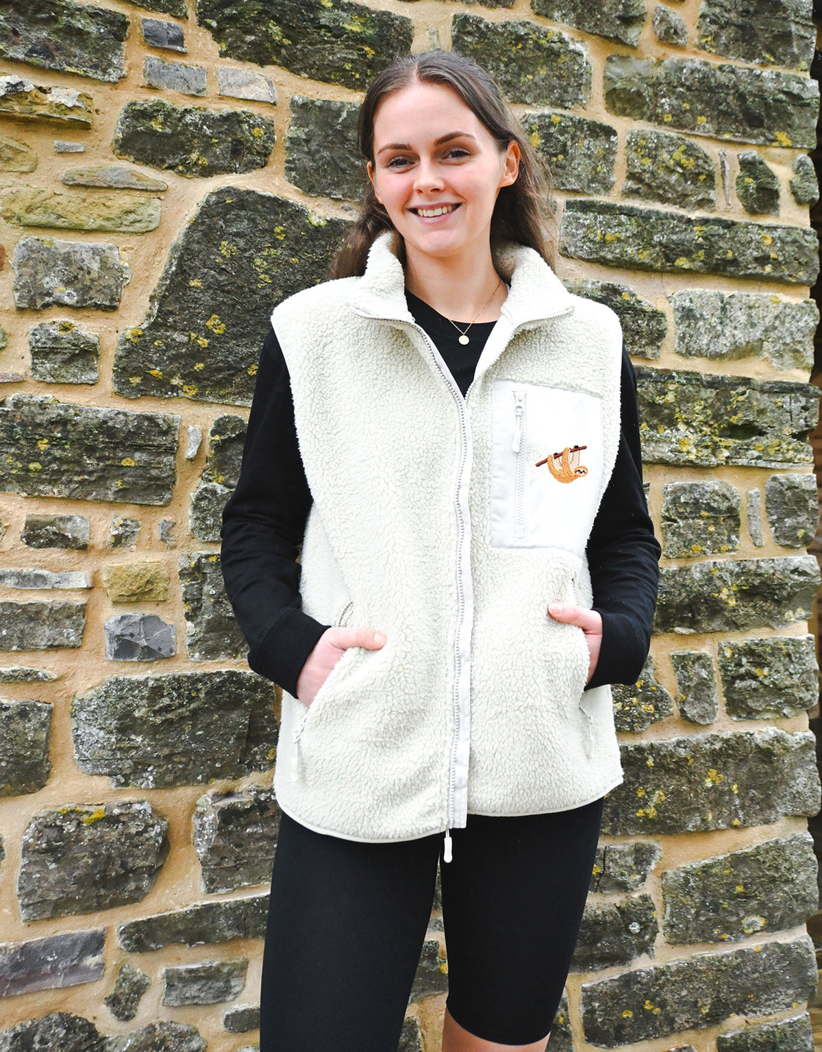 Sloth Recycled Polyester Fleece Gilet