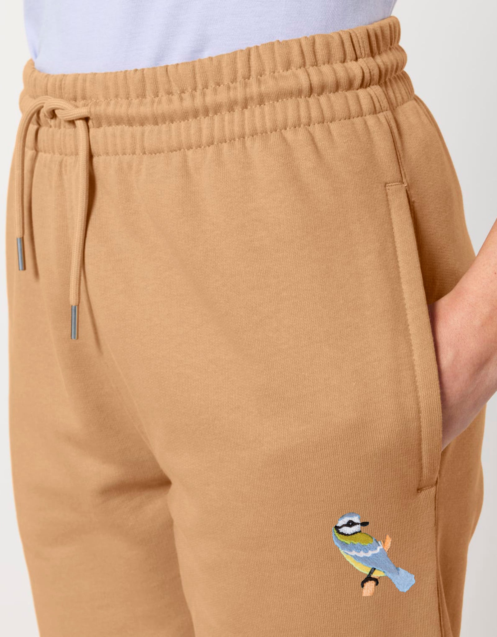 Blue Tit Embroidered Unisex Sweatpants