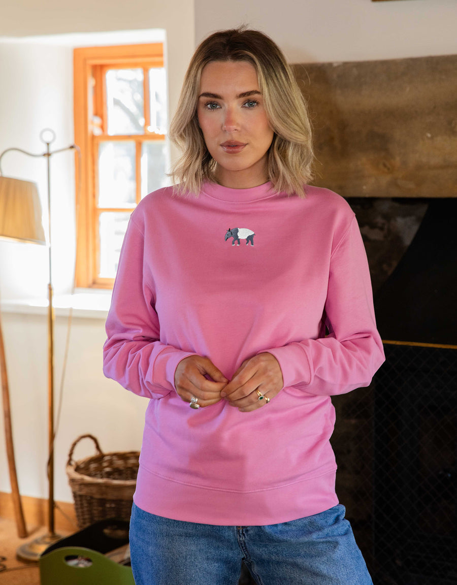 Tapir Embroidered Unisex Sweatshirt