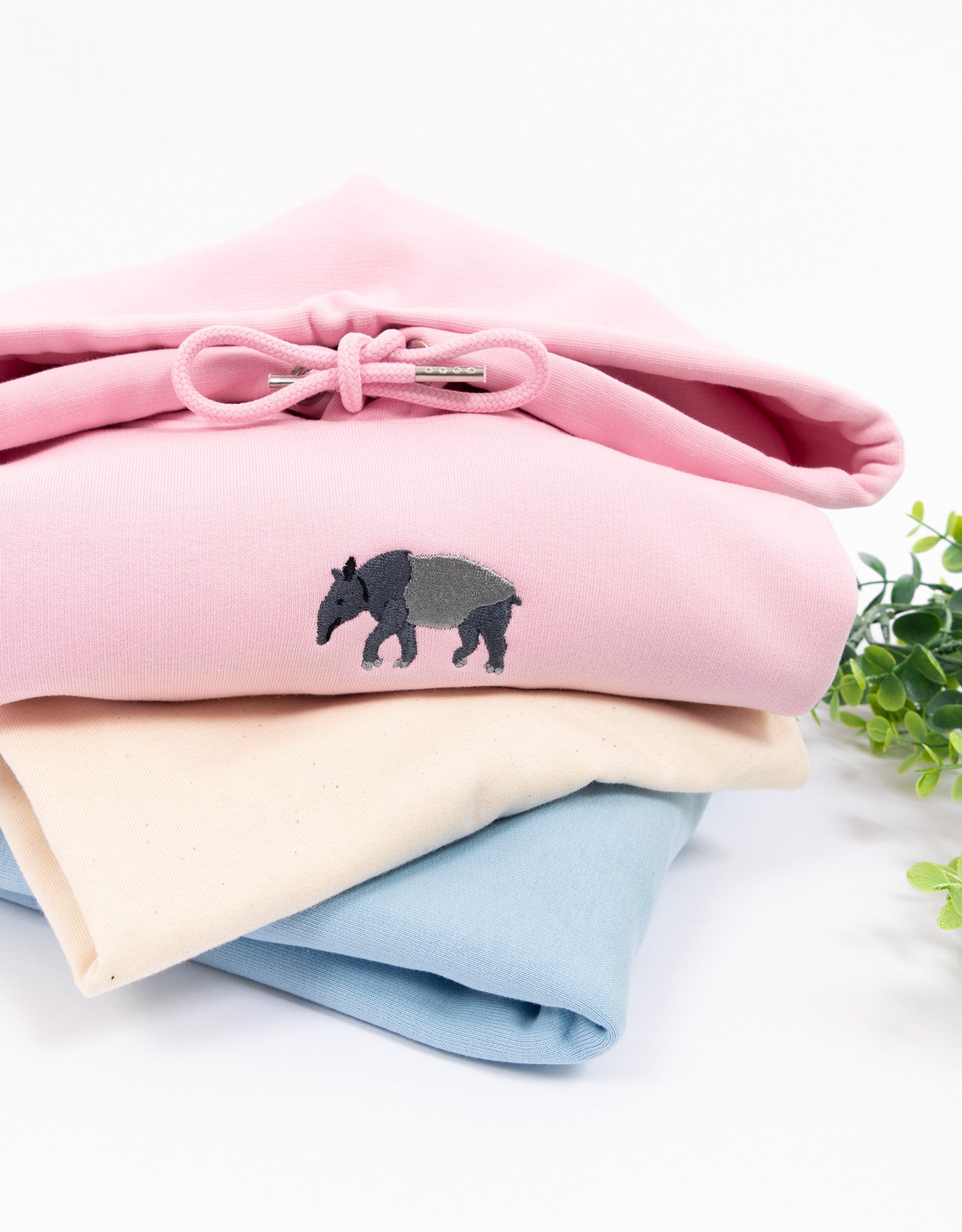Tapir Embroidered Unisex Oversized Tee