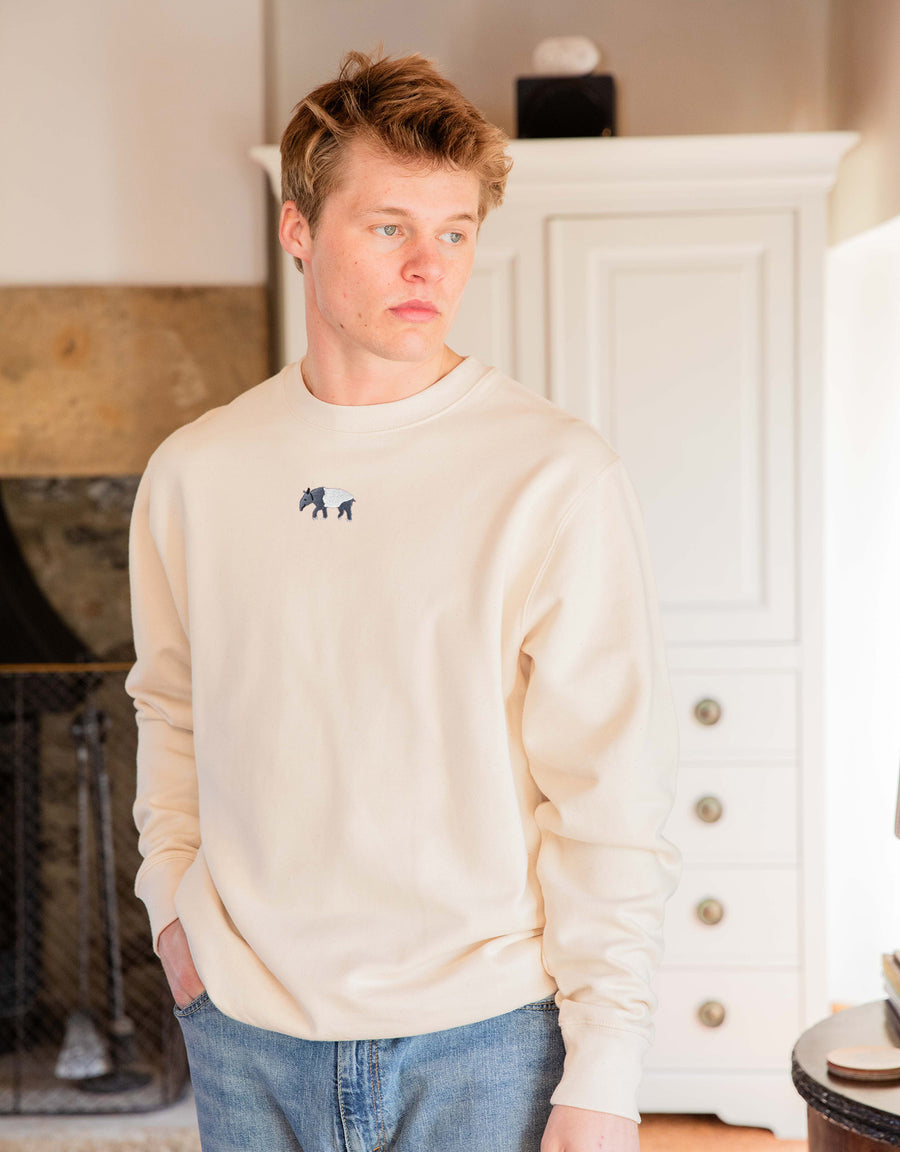 Tapir Embroidered Unisex Sweatshirt