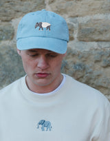 Tapir Embroidered Vintage Cap