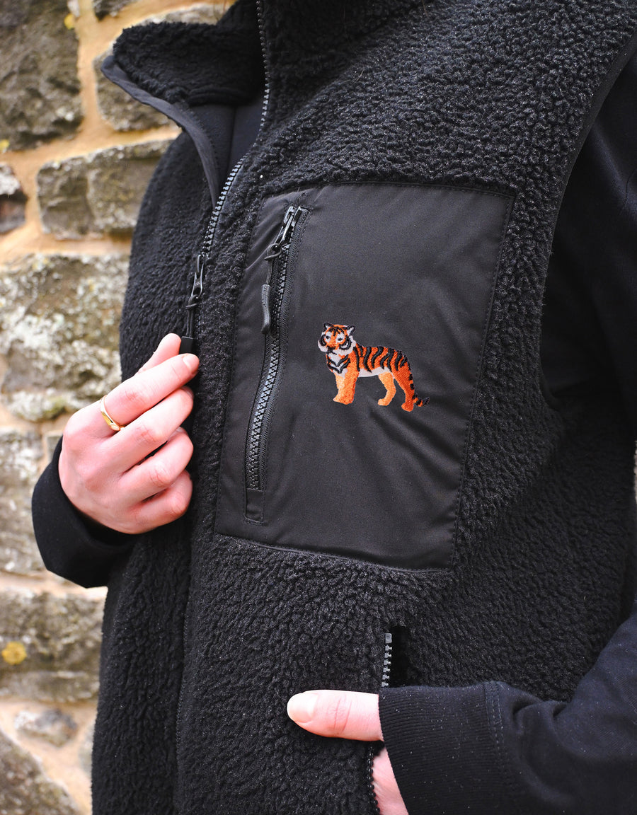 Tiger Recycled Polyester Fleece Gilet