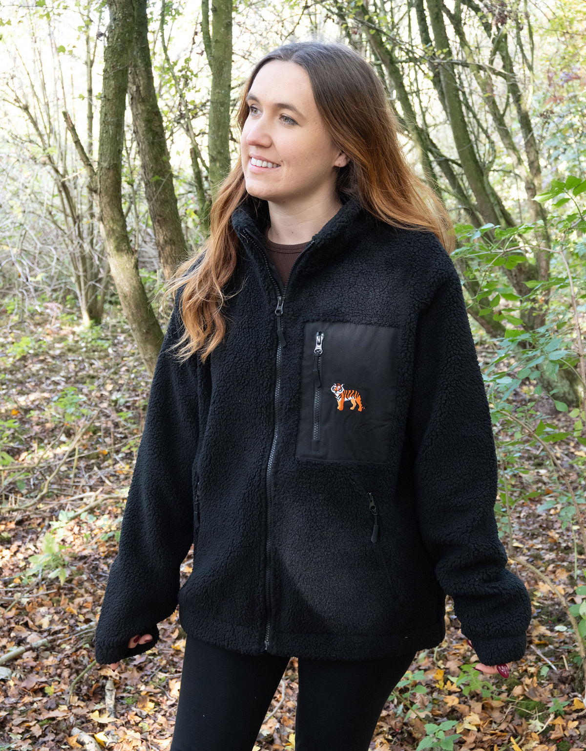 Tiger Full Zip Recycled Polyester Fleece