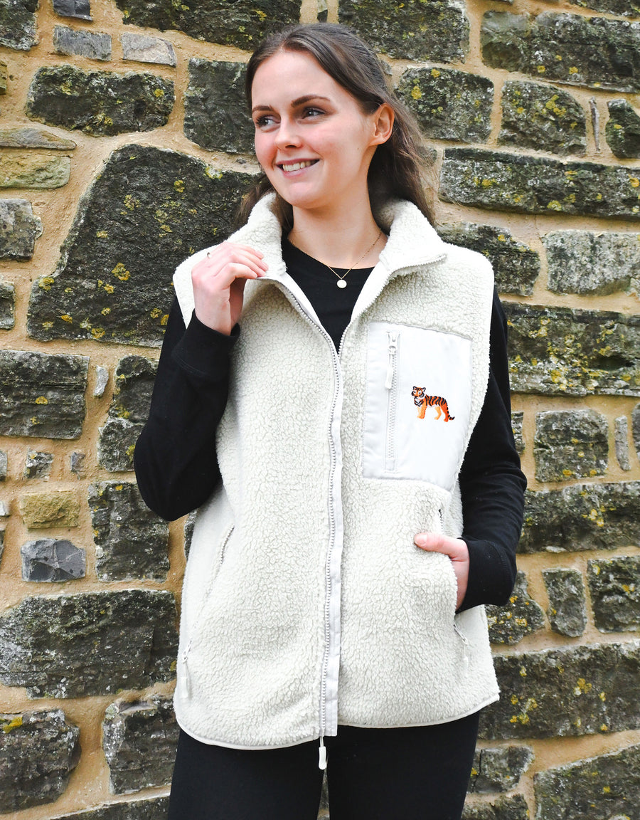 Tiger Recycled Polyester Fleece Gilet