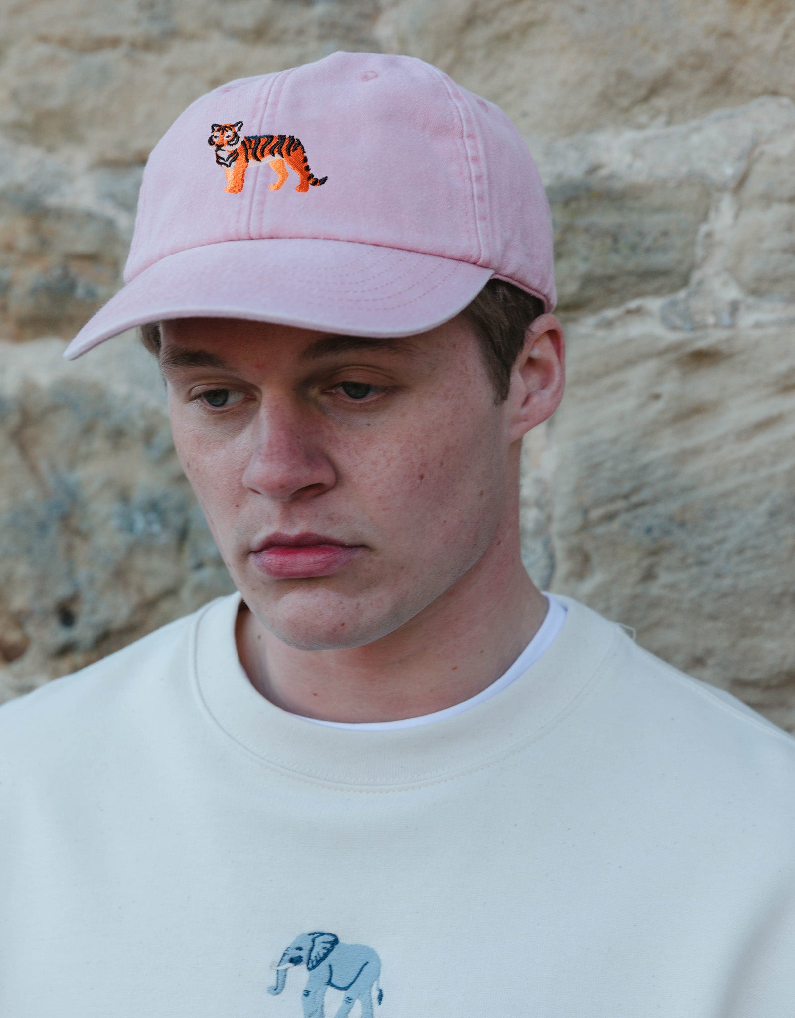 Tiger Embroidered Vintage Cap