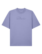 Family of Elephants Embroidered Unisex Oversized Tee