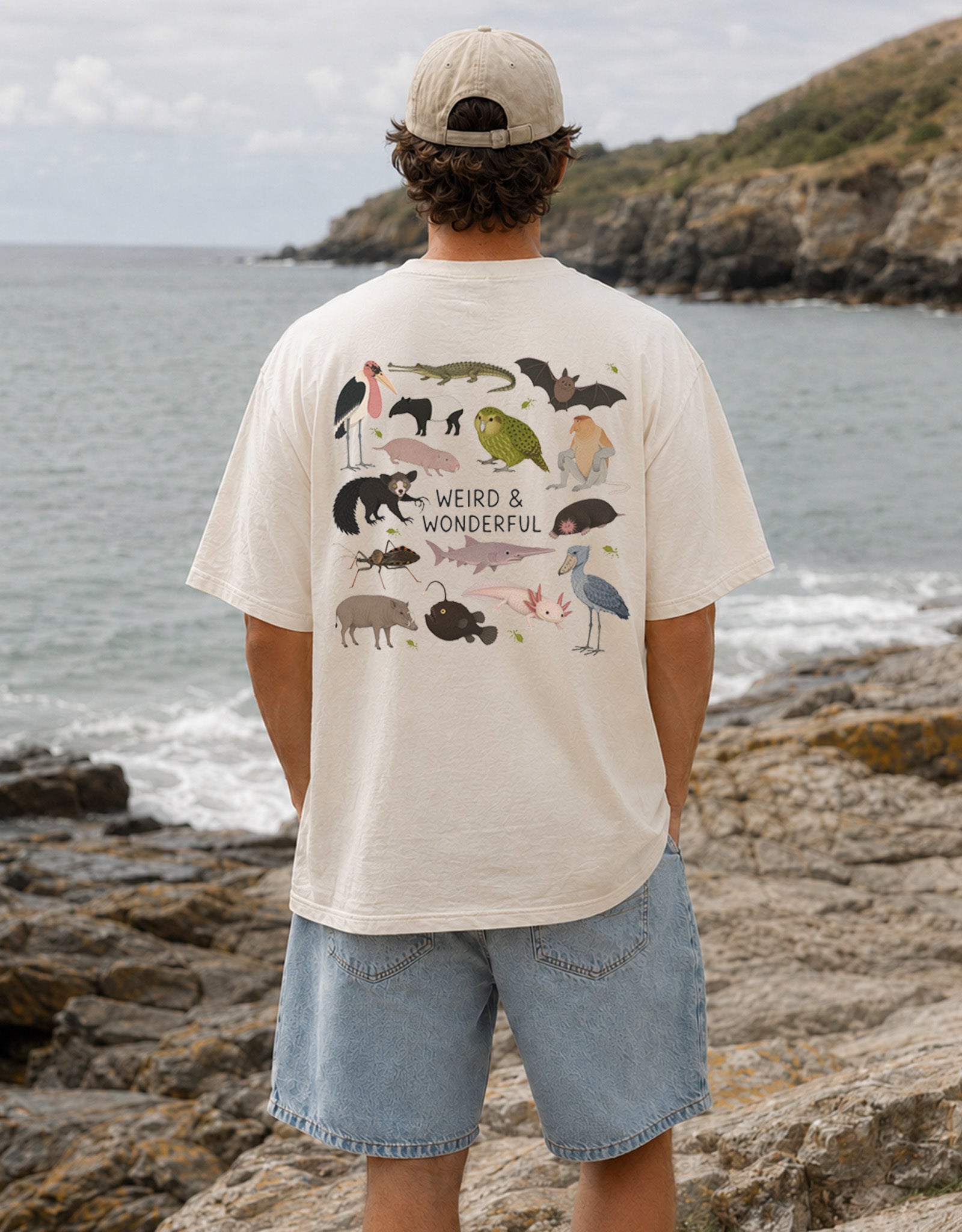 Weird & Wonderful Printed Unisex Oversized Tee