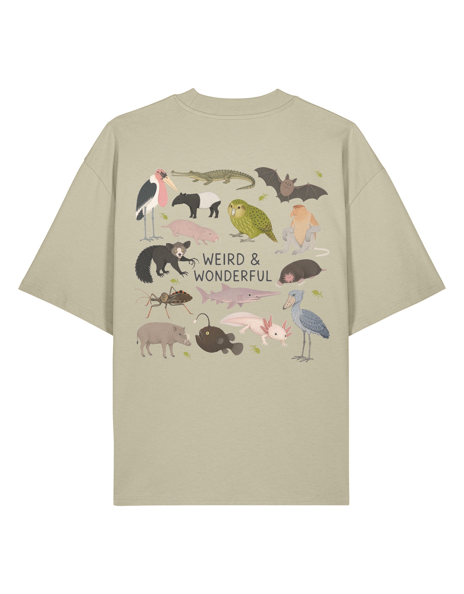 Weird & Wonderful Printed Unisex Oversized Tee