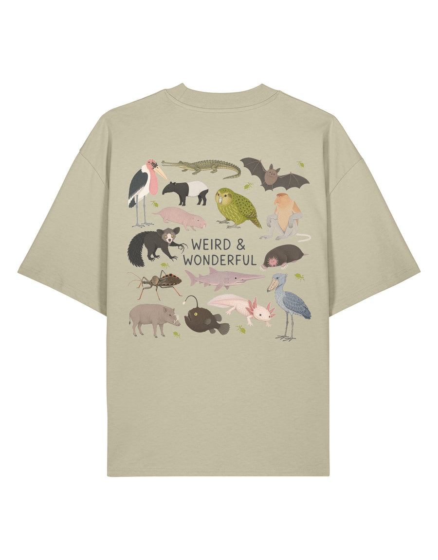 Weird & Wonderful Printed Unisex Oversized Tee
