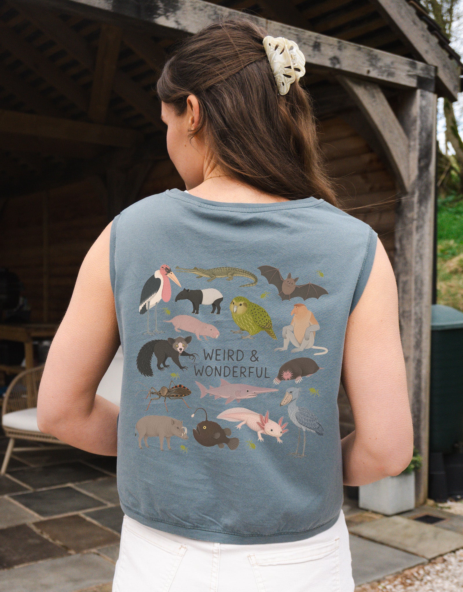 Weird & Wonderful Printed Unisex Sleeveless Tee