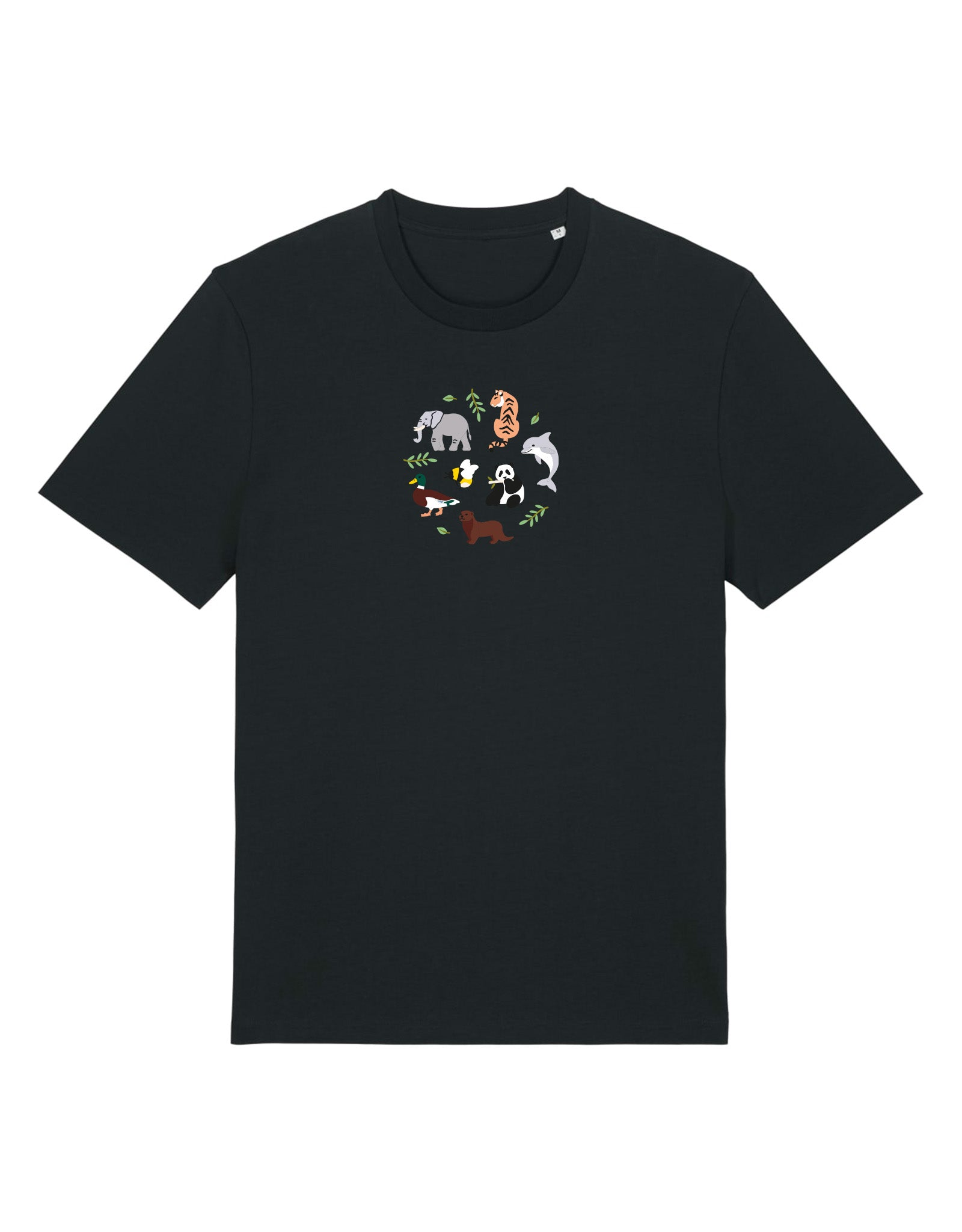 World Of Animals Embroidered Unisex T-Shirt