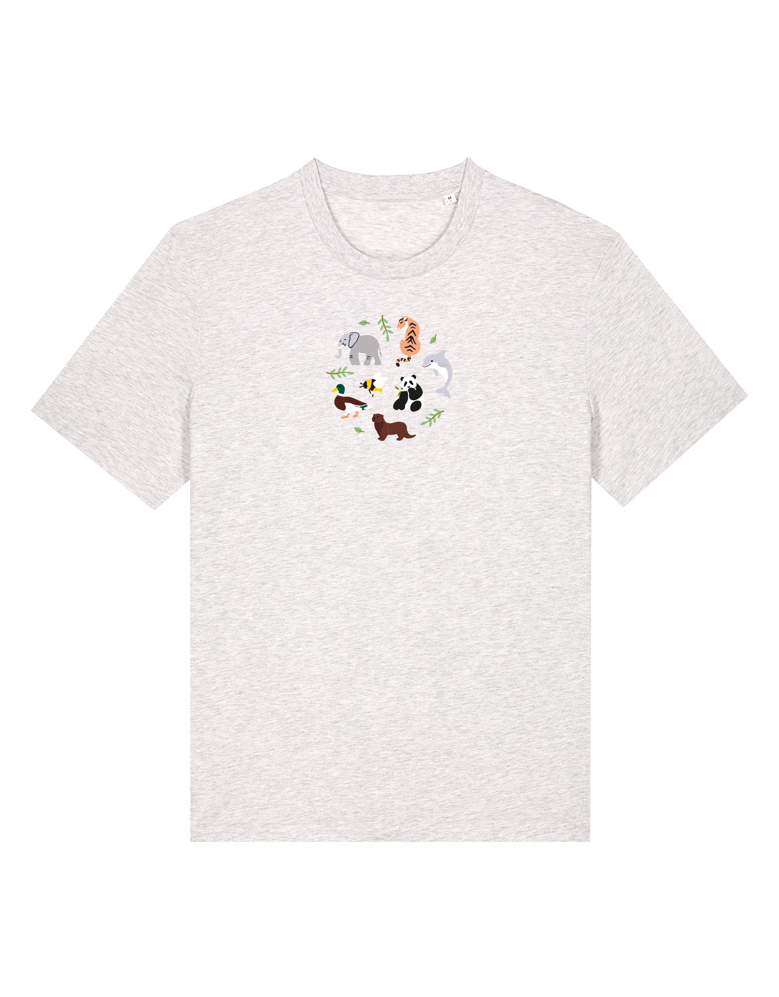 World Of Animals Embroidered Unisex T-Shirt