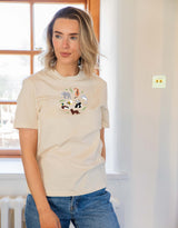World Of Animals Embroidered Unisex T-Shirt