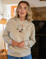 World Of Animals Embroidered Unisex Hoodie