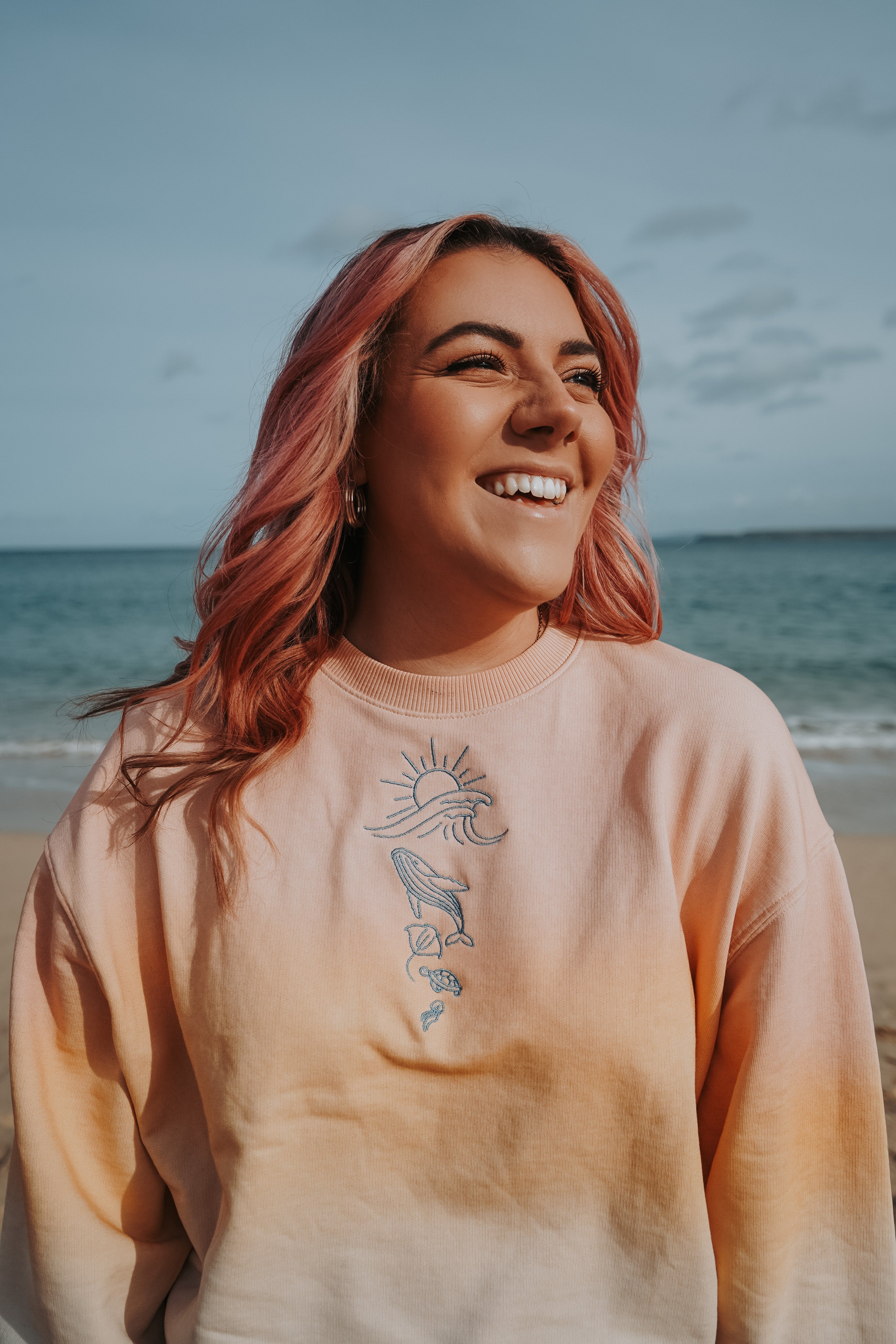 Ocean Inspired Oversized Sweatshirt - 2XL (Old Style) *SAMPBX1*